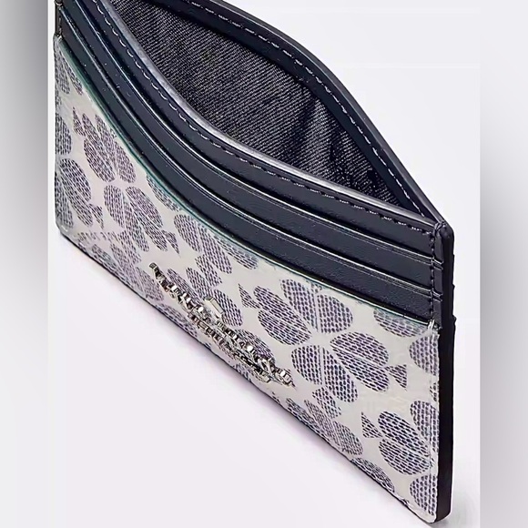 kate spade leather Spade flower Card holder double sided NWT - Picture 2 of 11